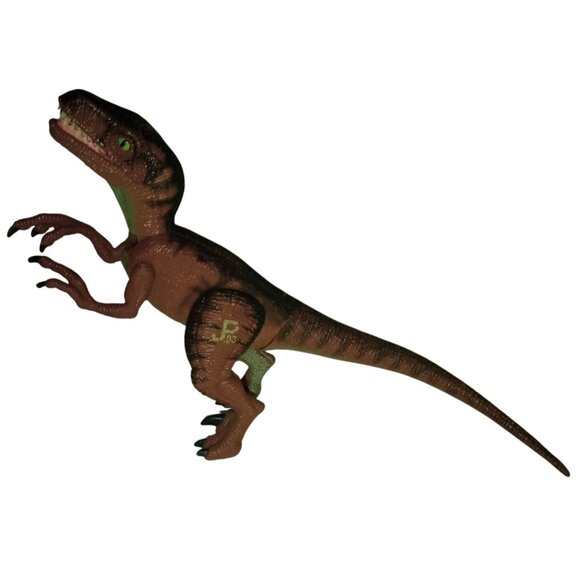 Vintage JURASSIC PARK lot of 2 Dinosaur Figures Velociraptor Pachycephalosaurus - Picture 2 of 11